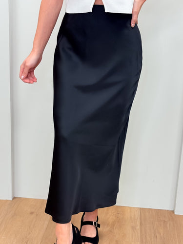 Comes Highly Recommended Midi Skirt - 2 Colors!