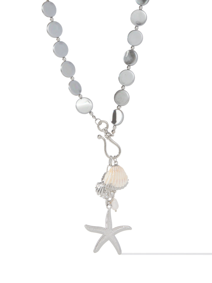Tahiti Necklace - Silver Grey