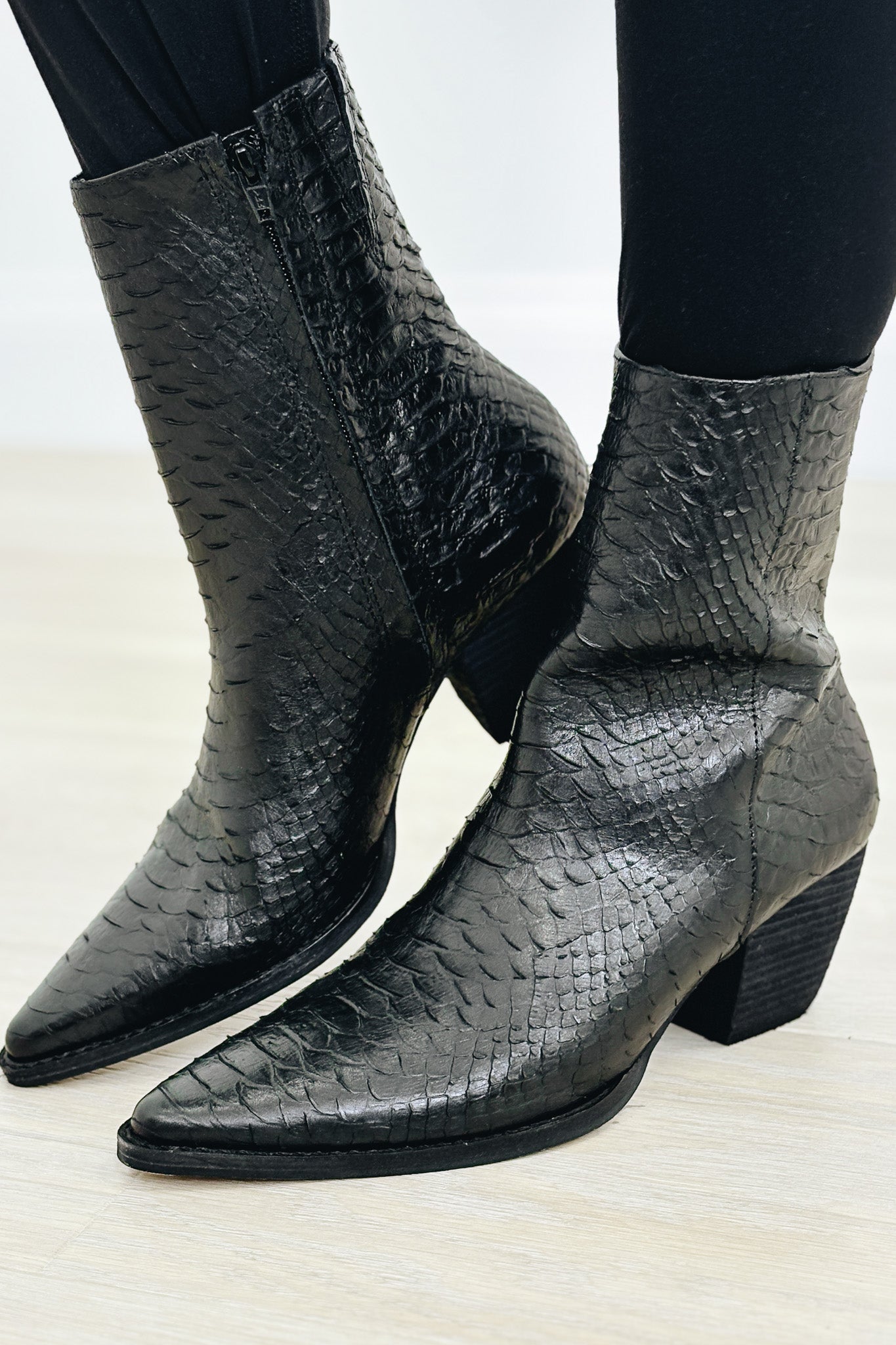 Caty Anklet Booties - Black