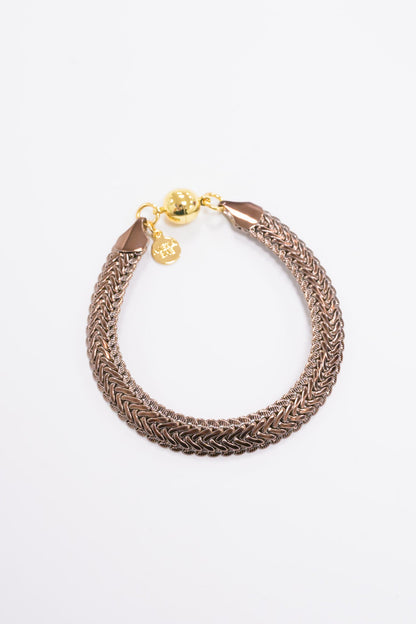 Casino Royale Bracelet - Metallic Cocoa