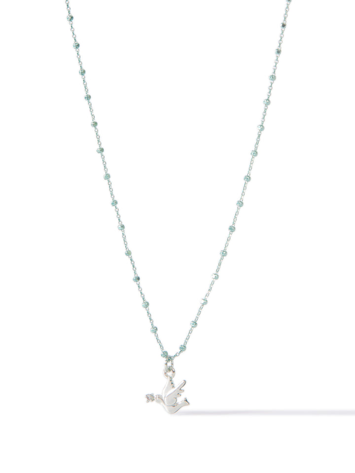 Little Dove Necklace - Metallic Celestial