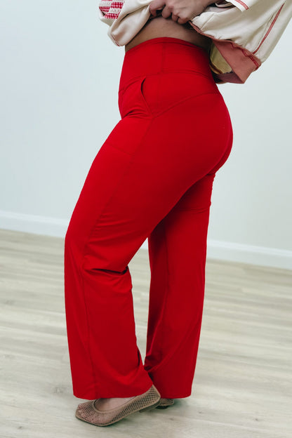 Confidence In Your Strut Pants - True Red
