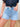 Chasing Sunshine By Risen - Tummy Control Frayed Shorts - Lights