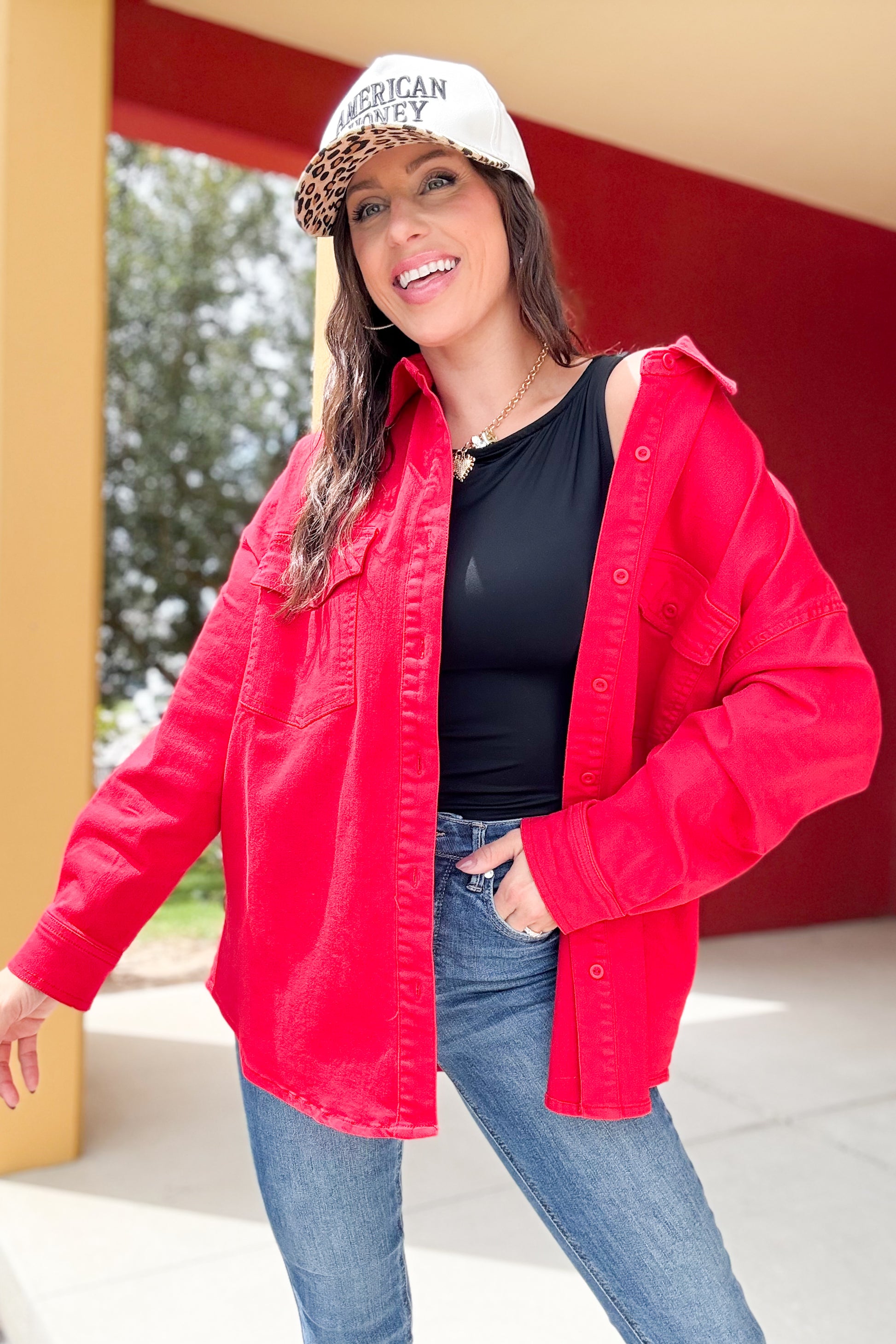Risen Scenic Route Jacket - Scarlet