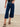 Sunshine State Of Mind By Mica - High Rise Wide Leg Capri Jeans- Rhino
