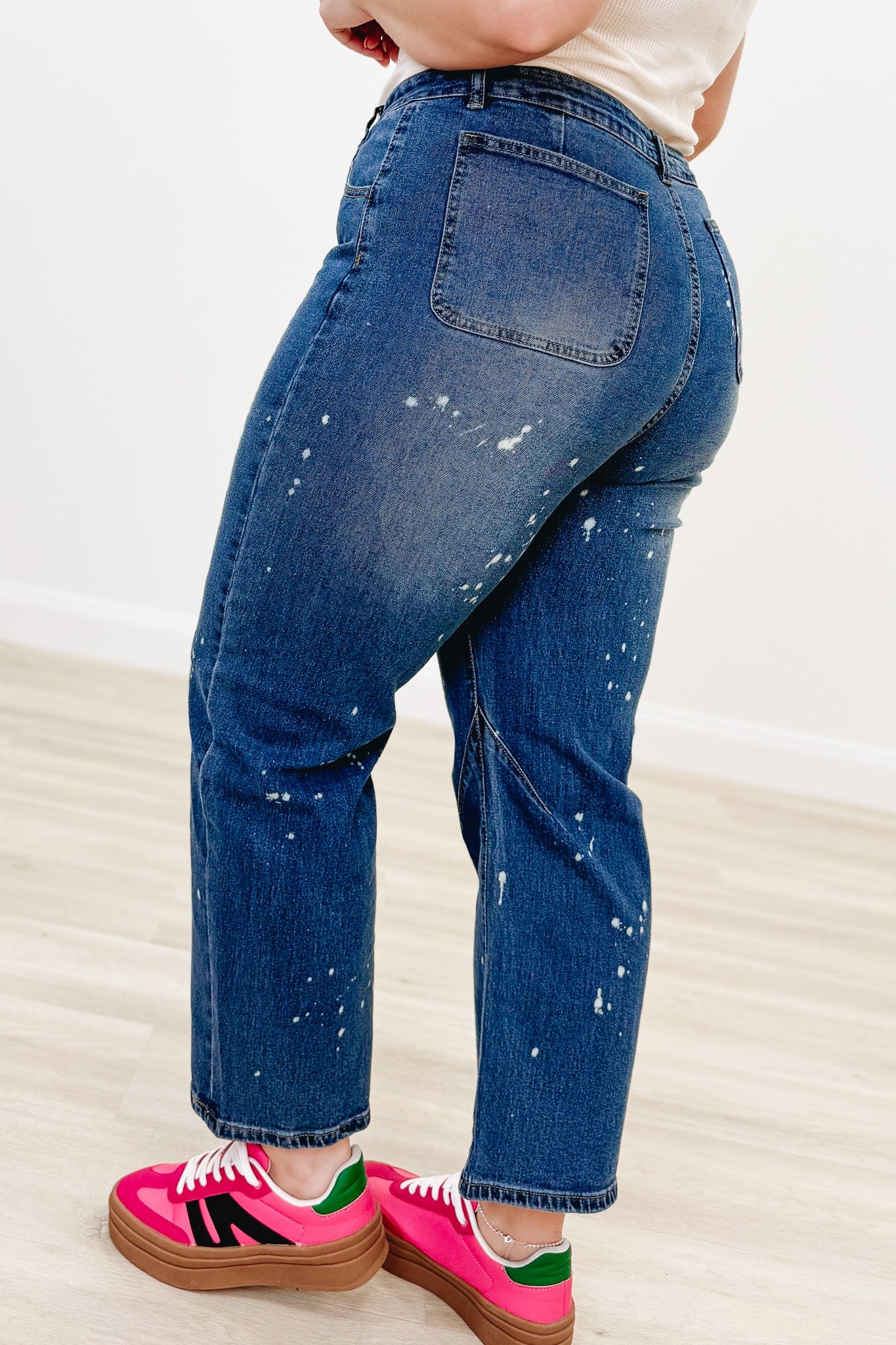 Sweet Baby Slim Baggy Straight Jeans