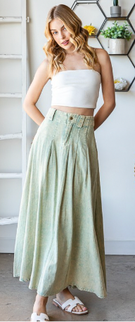 Attention To Details Skirt - Mint
