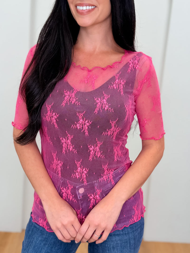 Mix It Match It Lace Top - 5 Colors!