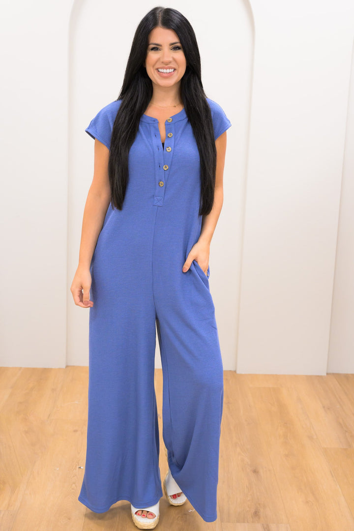 Don't Let Go Jumpsuit - 2 Colors!