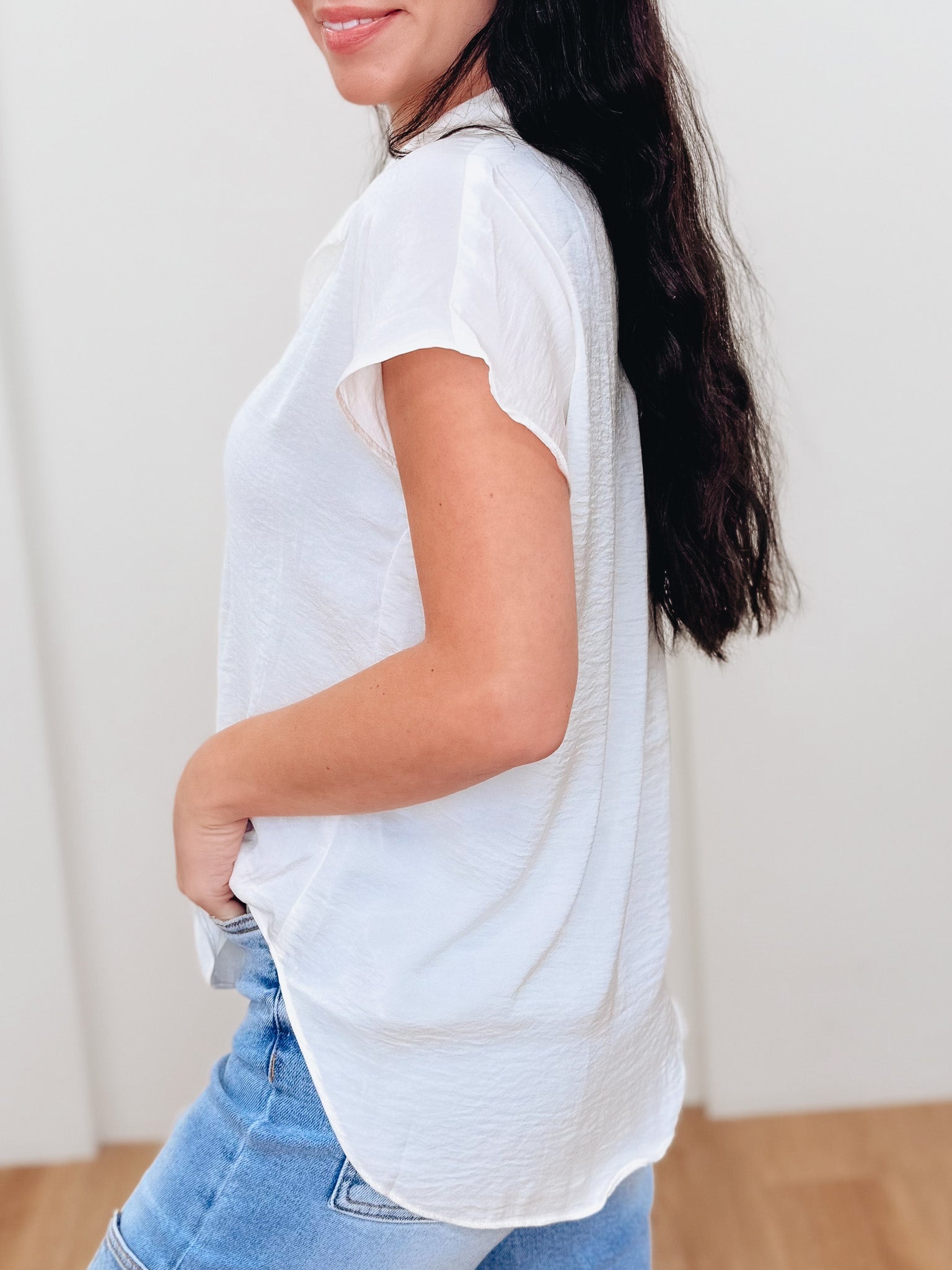 Buttoned Bliss Button Down Top - 3 Colors!