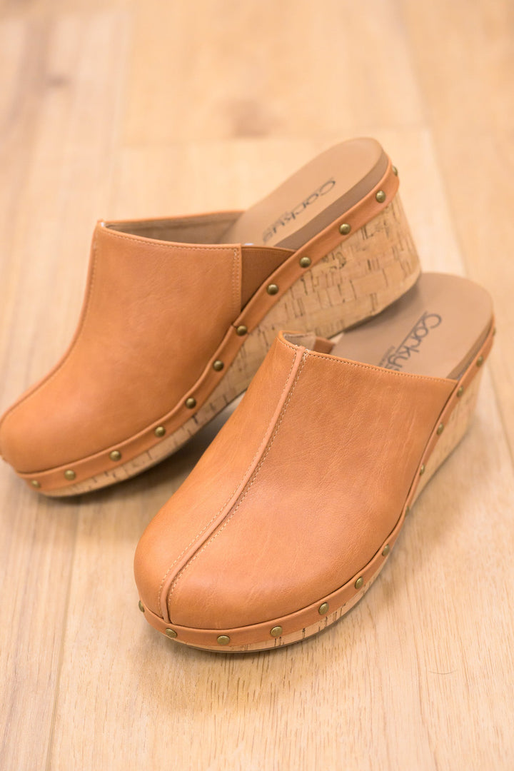 Corky's Marley Clogs - Cognac