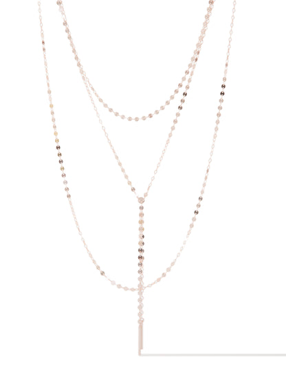Cameron Necklace - Metallic Coconut