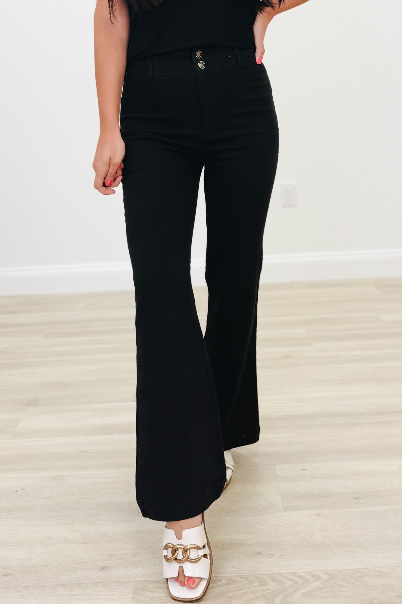 Streetlight Stunners Stretchy High Rise Wide Leg Flare Jeans - 5 Colors!