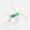 Cart This Ring - Neon Metallic Apple Green
