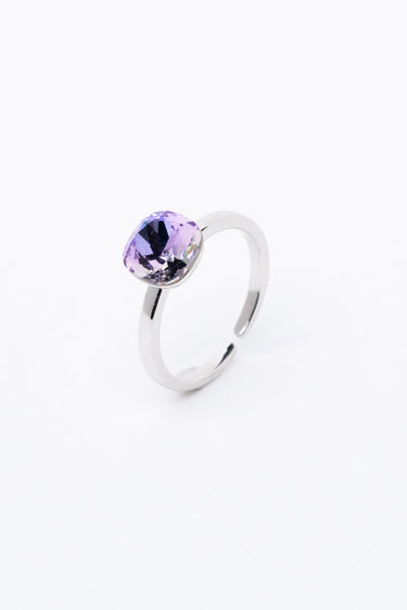 Mini Kat Ring - Silver Lilac
