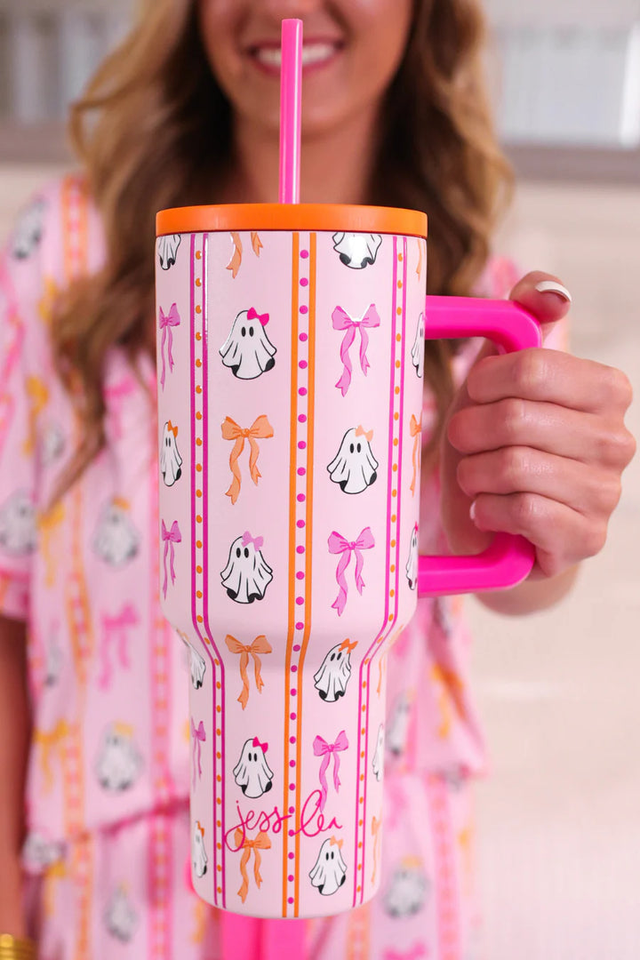 Gigi The Ghost Tumbler - Pink