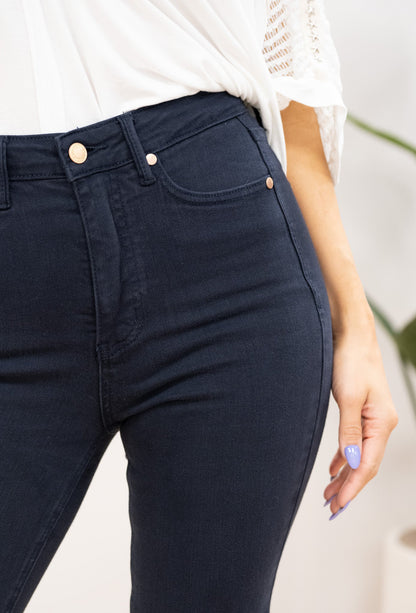 Judy Blue Stuck On You High Rise Garment Dyed Tummy Control Skinny Jeans
