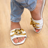 Camel Threads The Bebe Sandals - Dove