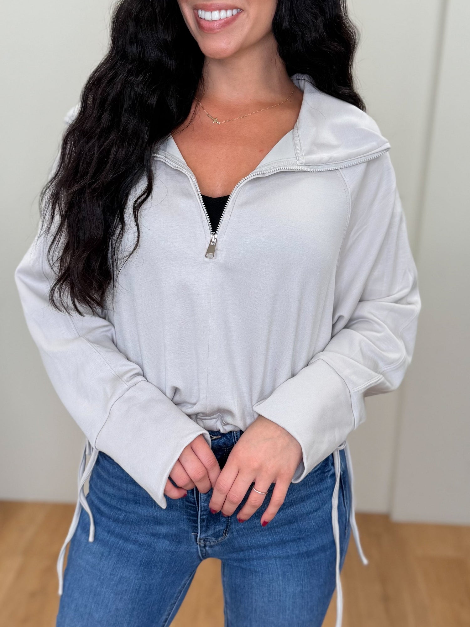 In Need Of You Quarter Zip Top - 3 Colors!
