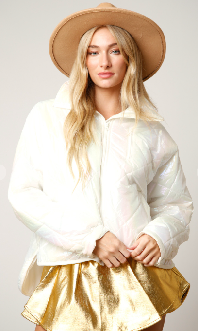 Keep It Coming Pearlescent Jacket
