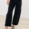 The Revival By Risen - High Rise Wide Barrel Cargo Jeans - Black