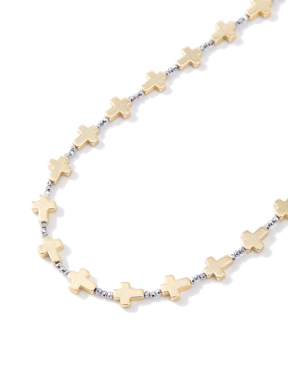 My Shield Necklace - Metallic Moonlight