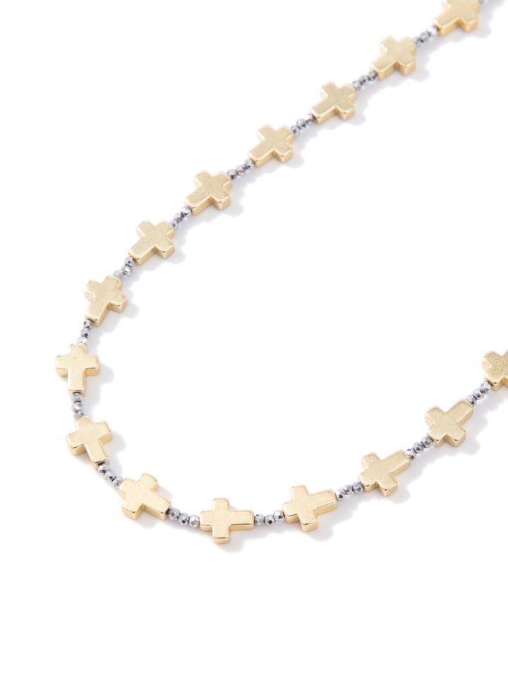 My Shield Necklace - Metallic Moonlight