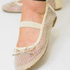 MIA Unica Flats - Bone Mesh
