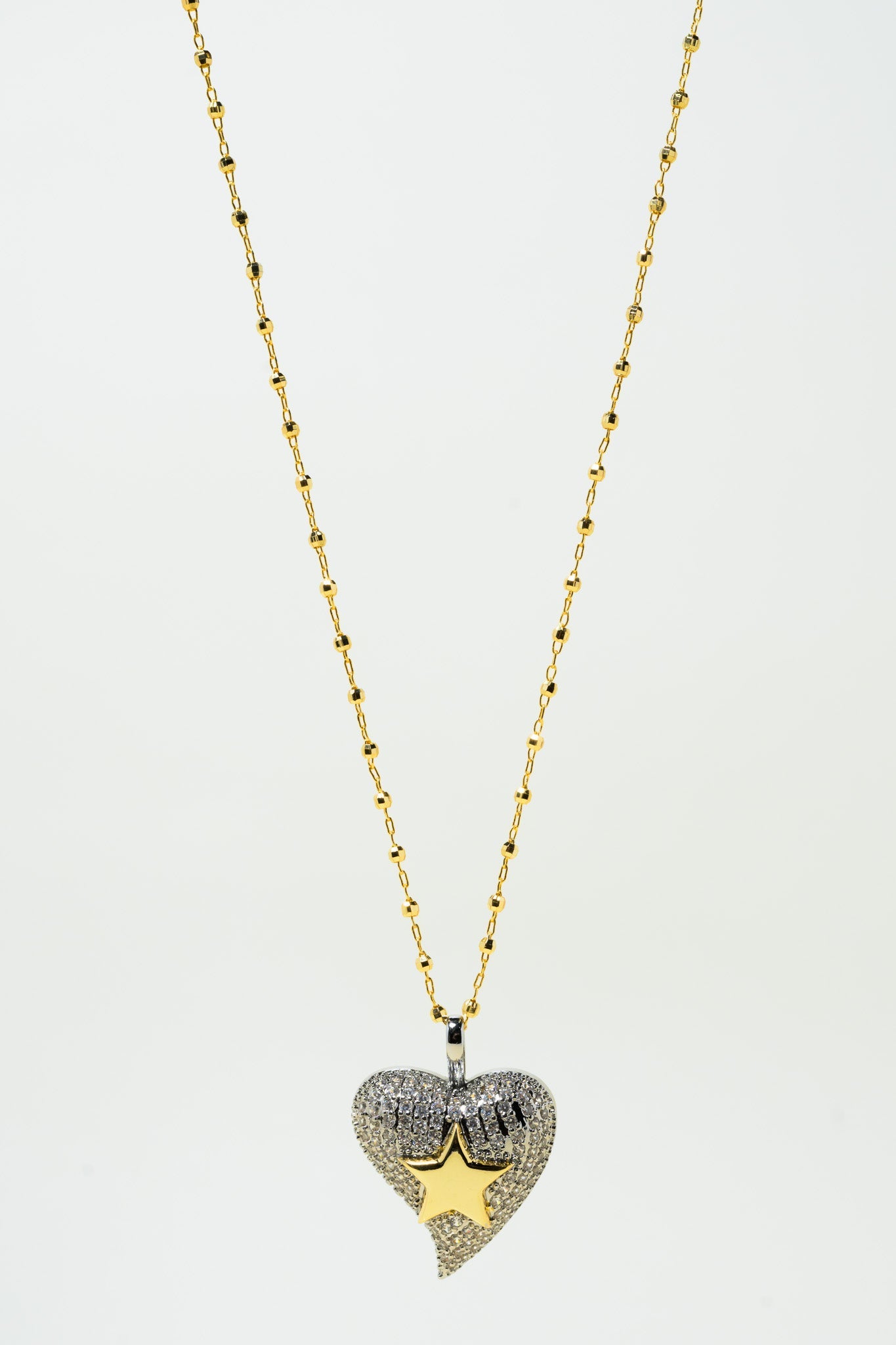 Falling Star Necklace - Gold Silver