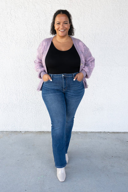 She's A Lady By Vervet - Mid Rise Bootcut Jeans