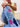 Daisy Dream By Denim BAR Floral Jeans - Denim Pink