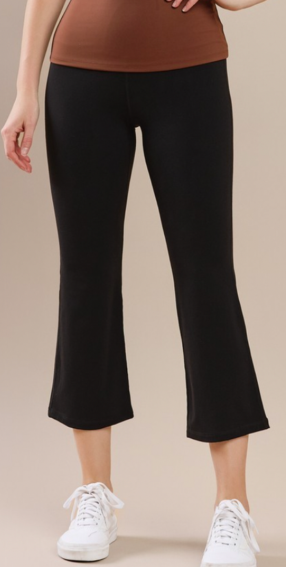 Seize The Day Flare Yoga Capri Leggings - 4 Colors!