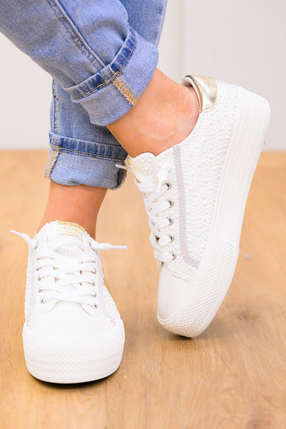 Vintage Havana Amaze Platform Sneakers - Pearl Multi