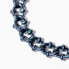 Just A Girl Bracelet - Metallic Black