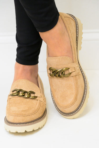Corky's Literally Loafers - Camel Faux Suede