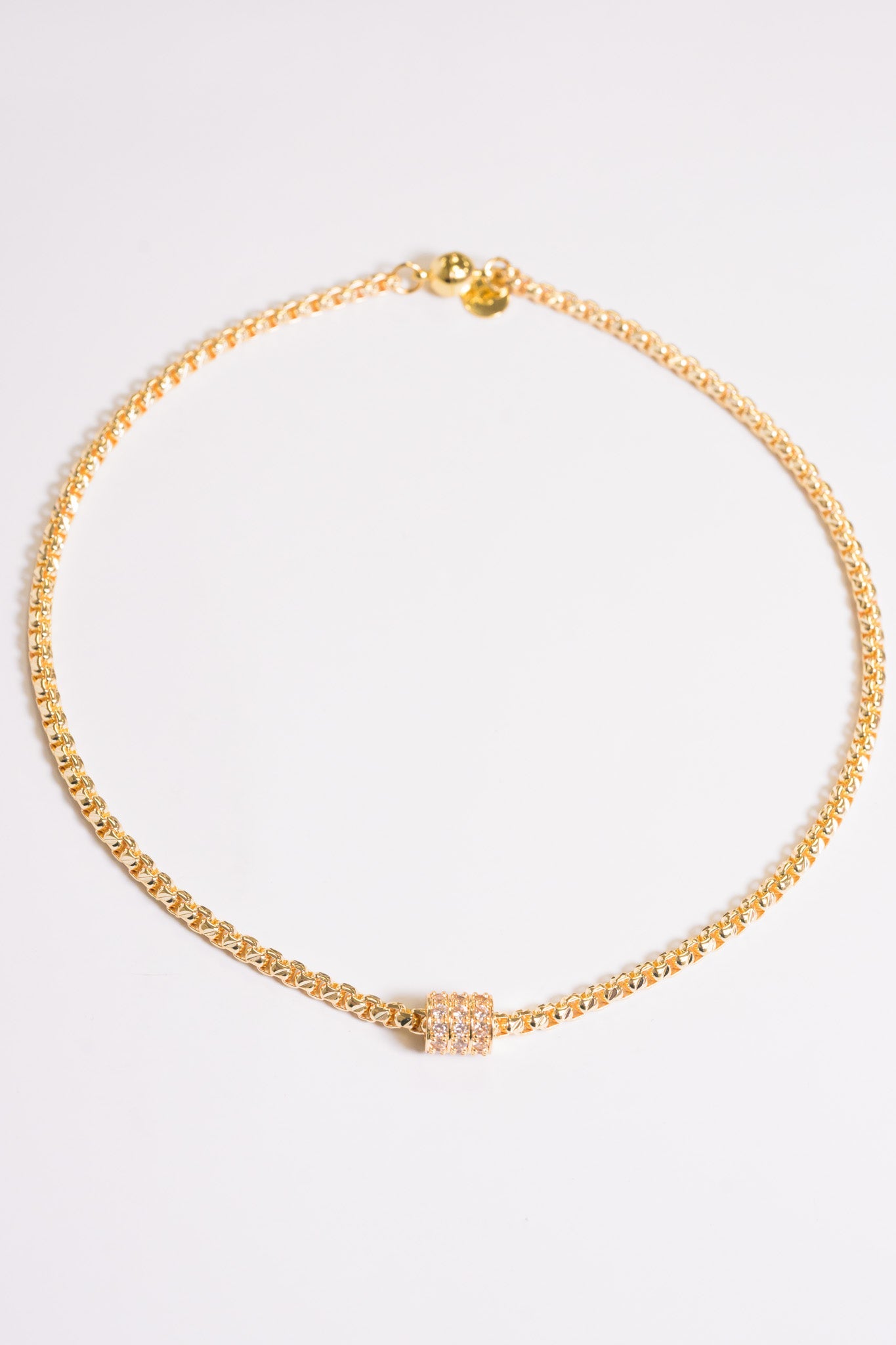 Bohemian Palace Necklace - Liquid Metallic Moonlight