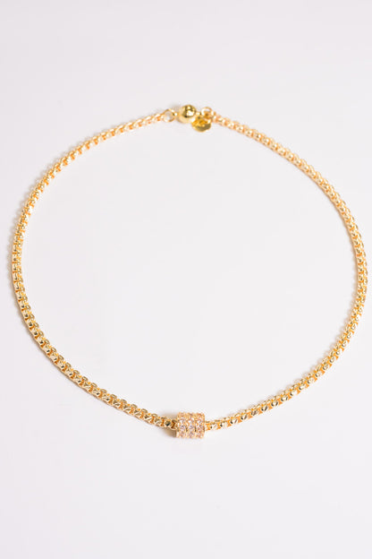 Bohemian Palace Necklace - Liquid Metallic Moonlight