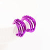 Diva Earrings - Liquid Metallic Magenta Muse
