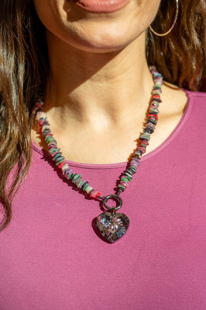 Crystal Heart Necklace - Seamoon