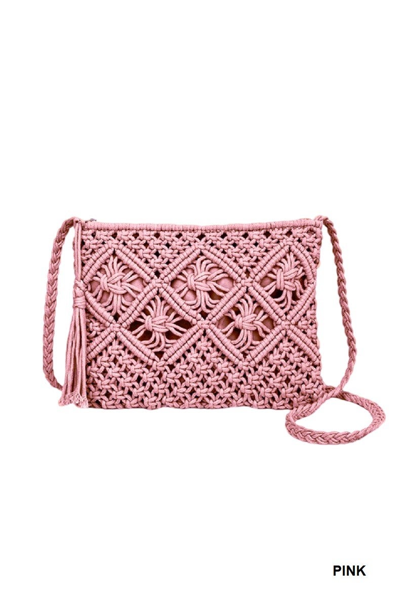 Weave With It Woven Crossbody Bag - 5 Colors!