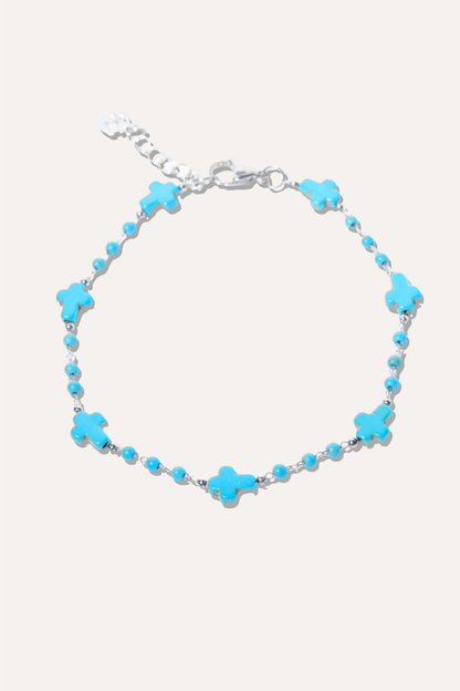 L.A. Crossing Anklet - Turquoise
