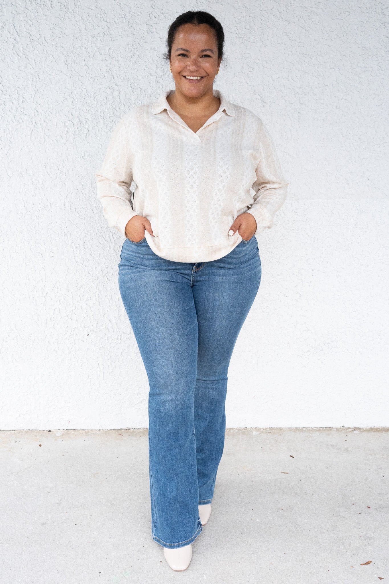 Judy Blue Say My Name High Rise Classic Flare Jeans