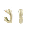 At Last Earrings - Metallic Moss