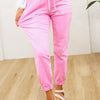 Icing On The Cake By Judy Blue - Garment Dyed Joggers - Pink