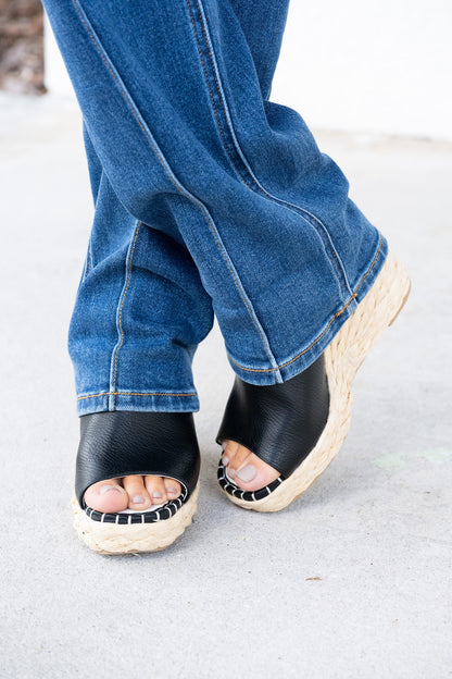 Judy Blue Sweet Cheeks High Rise Cuffed Straight Jeans