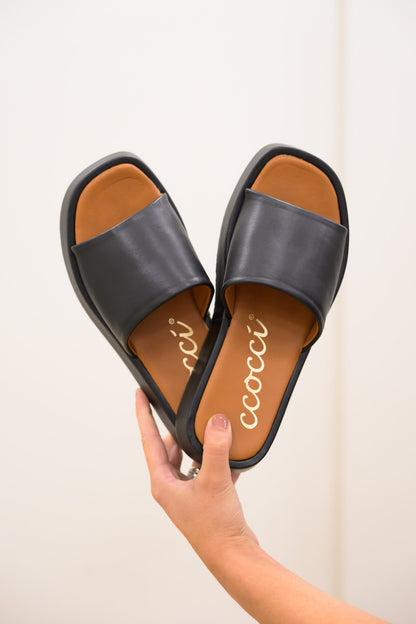 Ccocci Tove Chunky Platform Slide - 2 Colors!