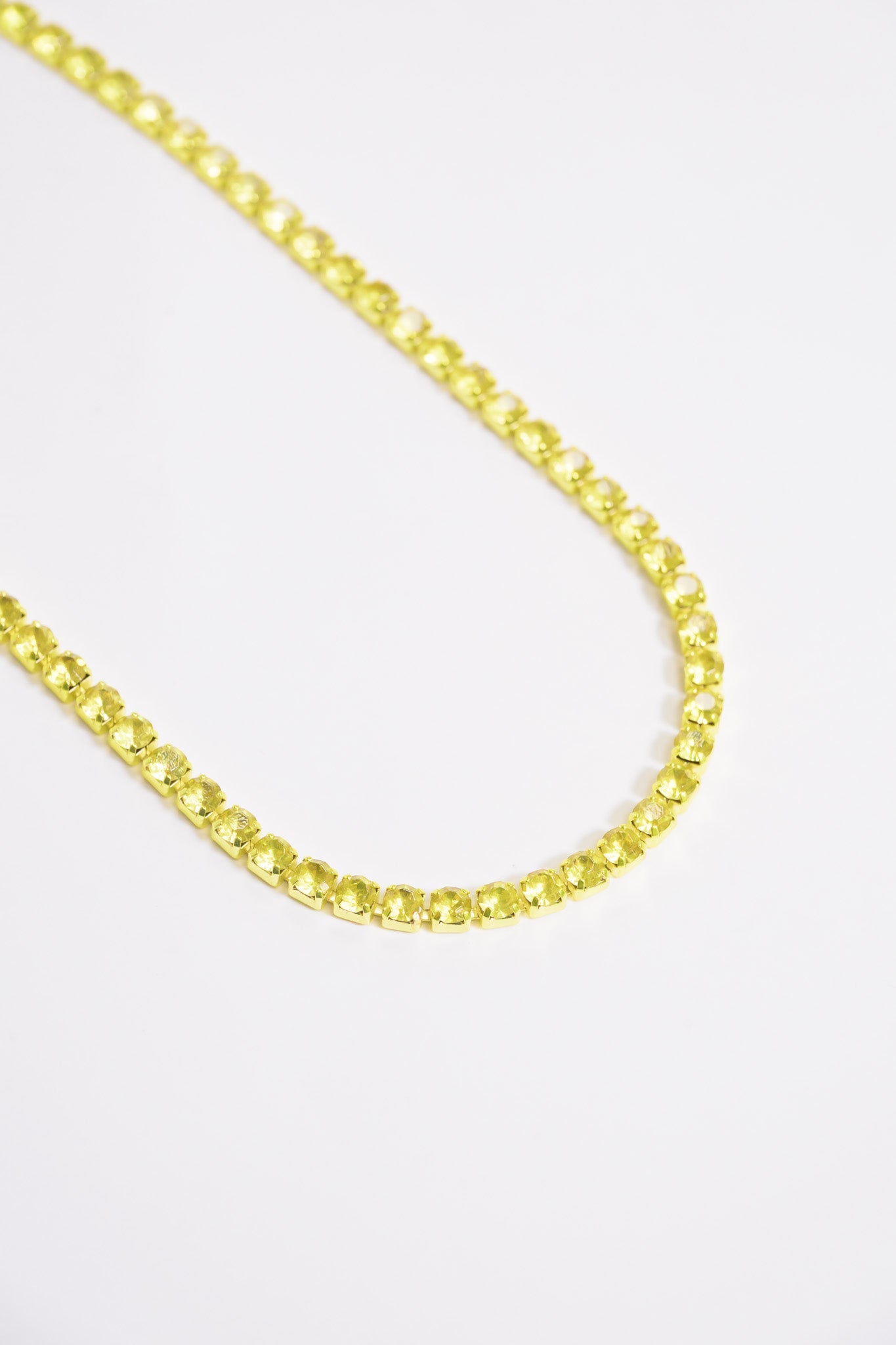 Mini Ava Necklace - Metallic Lemonade