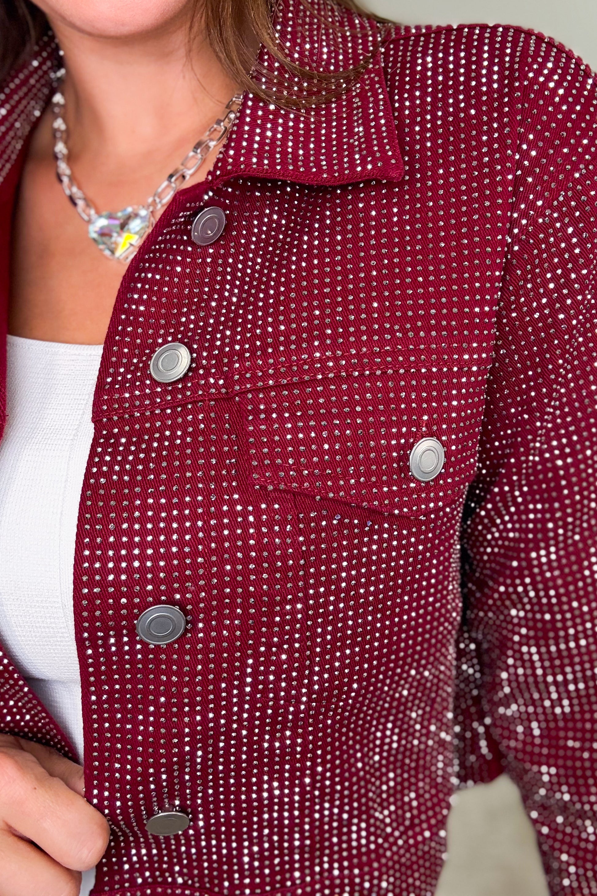 **PRE ORDER** Spark & Spice Rhinestone Jacket