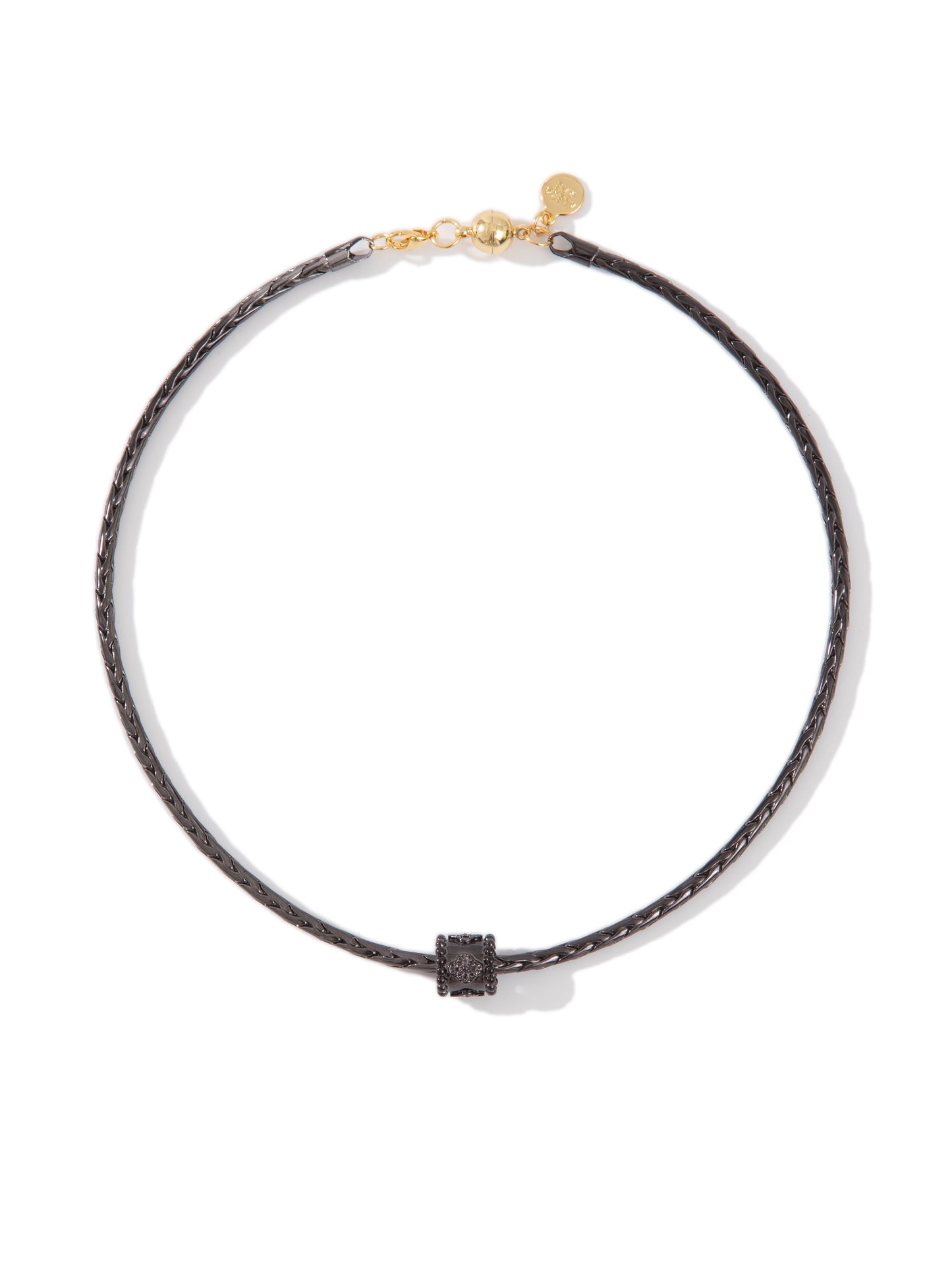 Louisa Necklace - Metallic Espresso