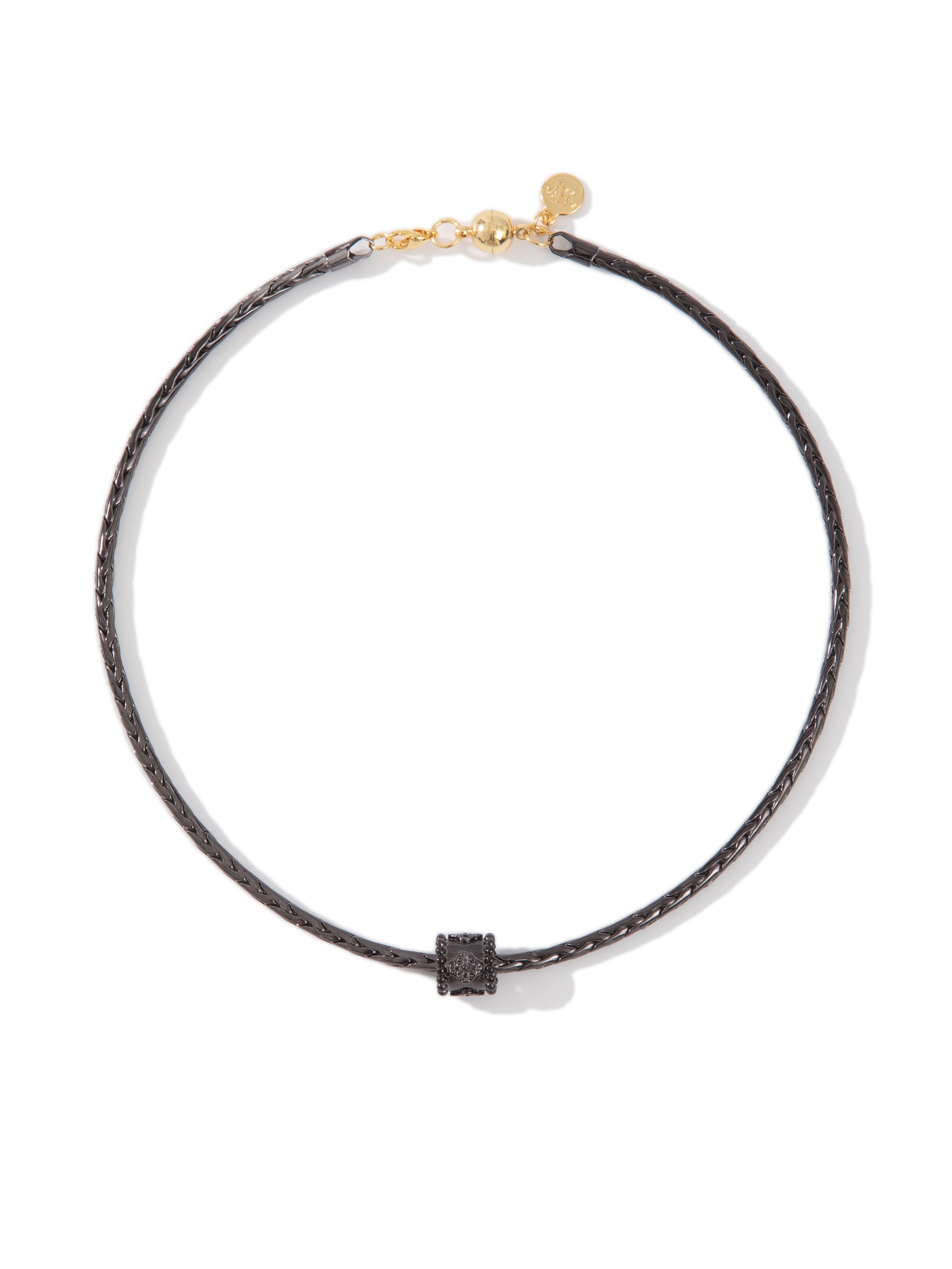 Louisa Necklace - Metallic Espresso